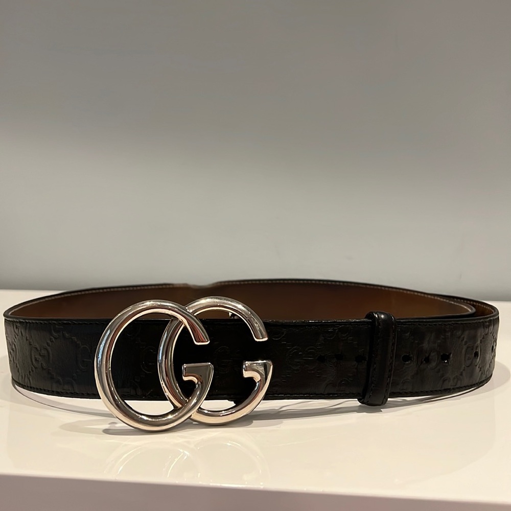Men’s Black Gucci Belt